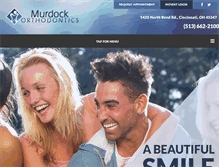 Tablet Screenshot of murdockorthodontics.com